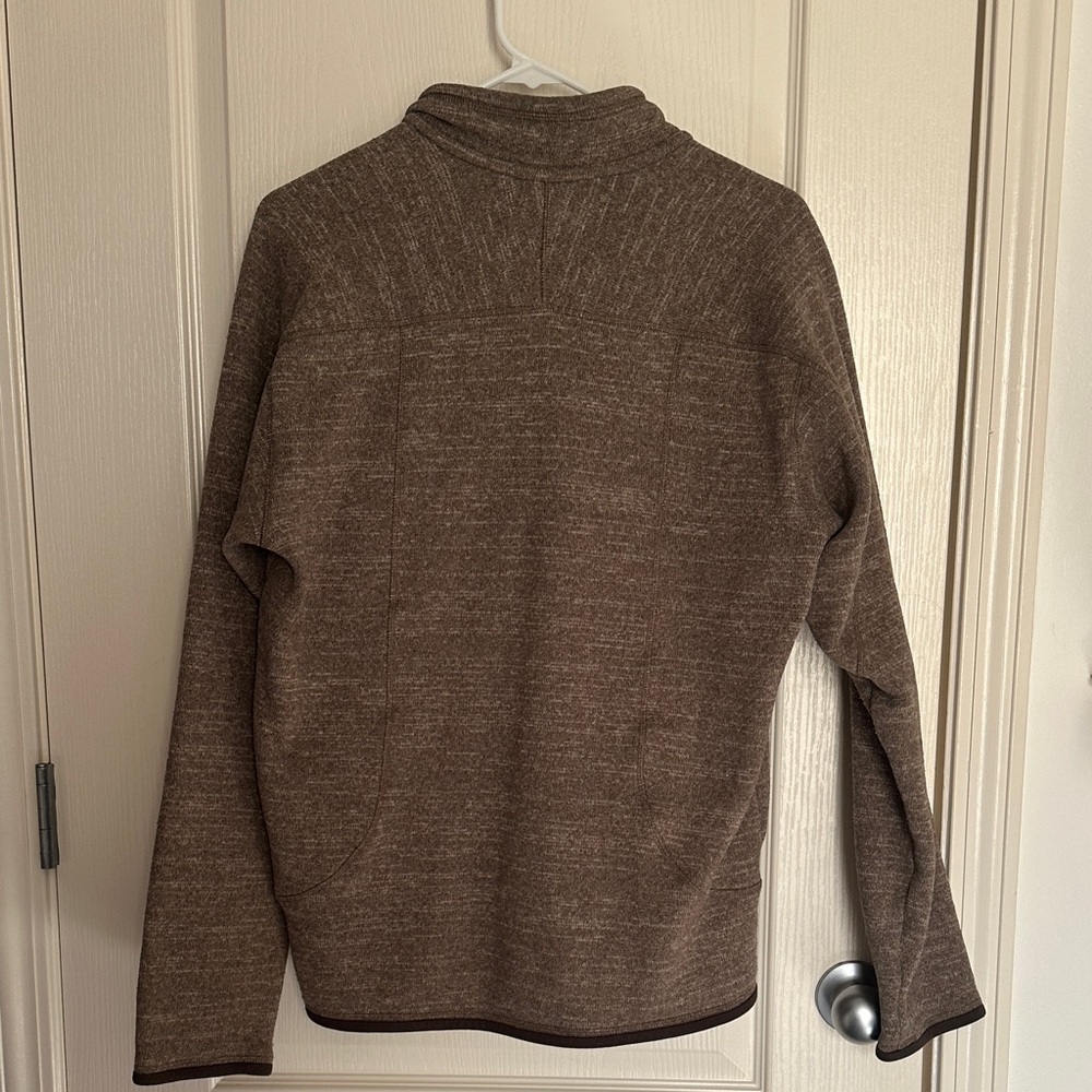 Patagonia Men's Zip Up Sweater in Brown - Picture 3 of 3